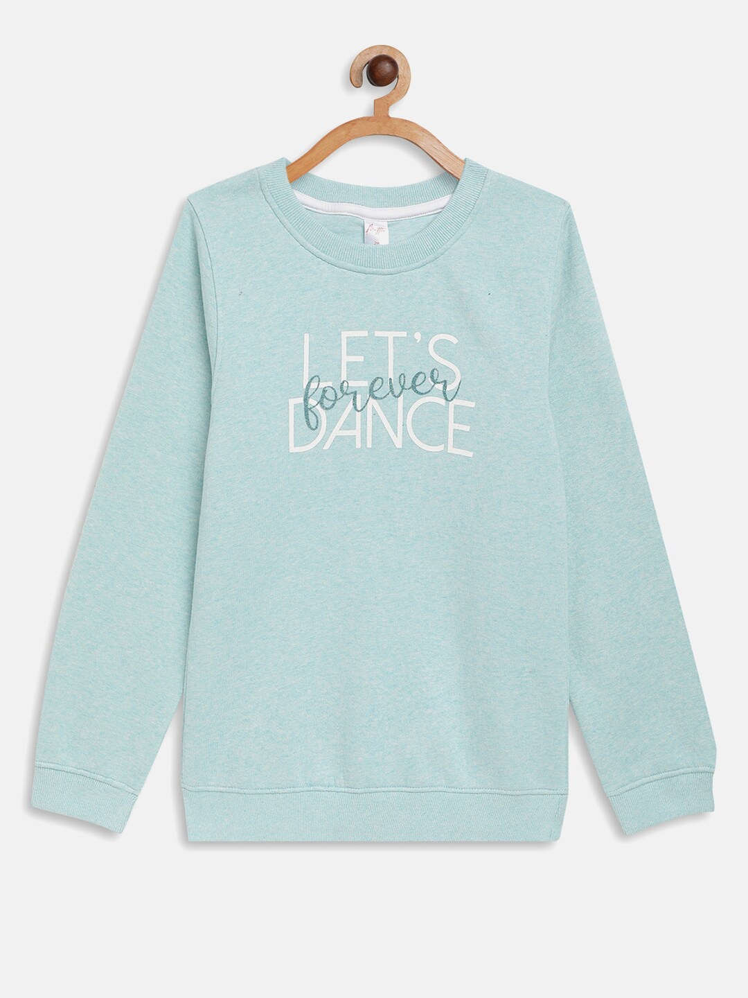 

METTLE Girls Blue Printed Sweatshirt