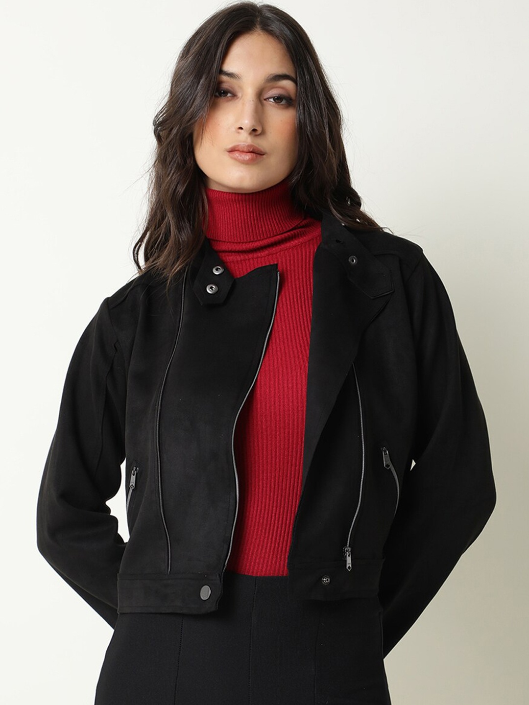 

RAREISM Women Black Tailored Jacket