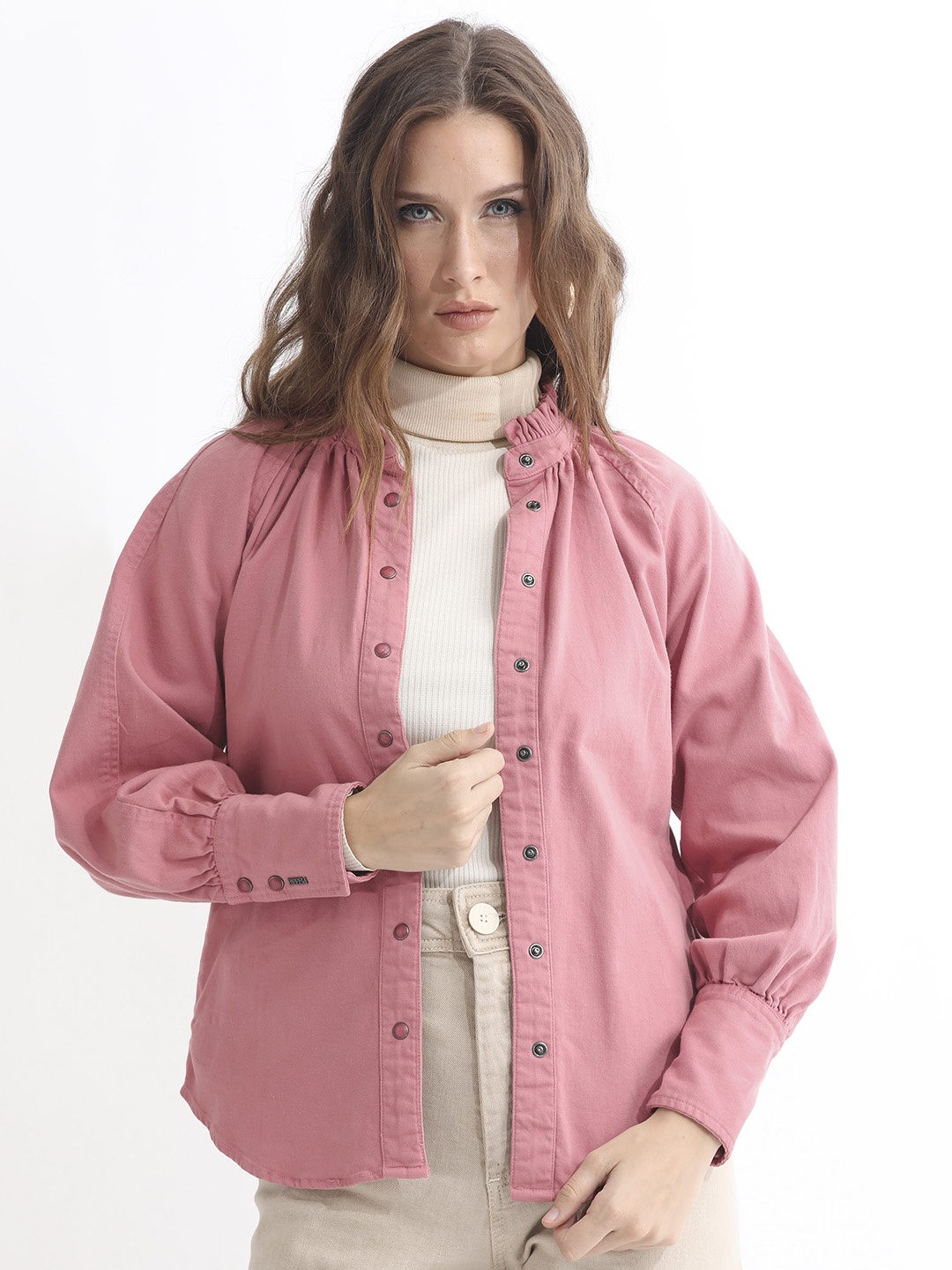 

RAREISM Women Pink Longline Tailored Jacket