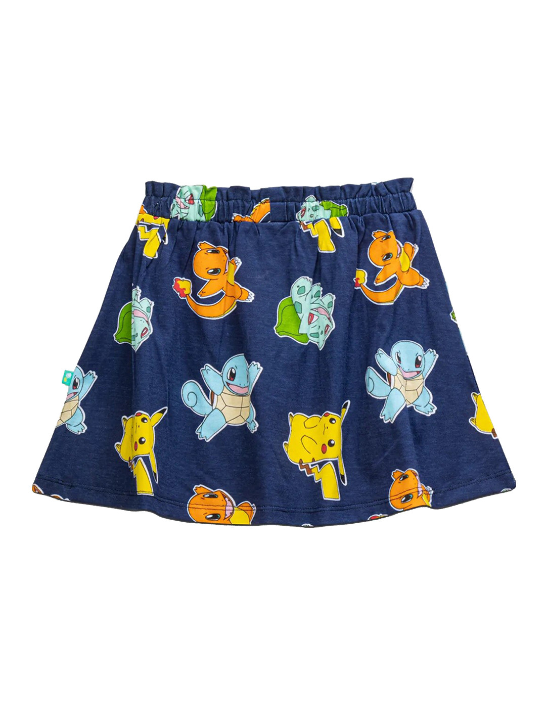 

JusCubs Girls Blue Printed Pure Cotton Skirt