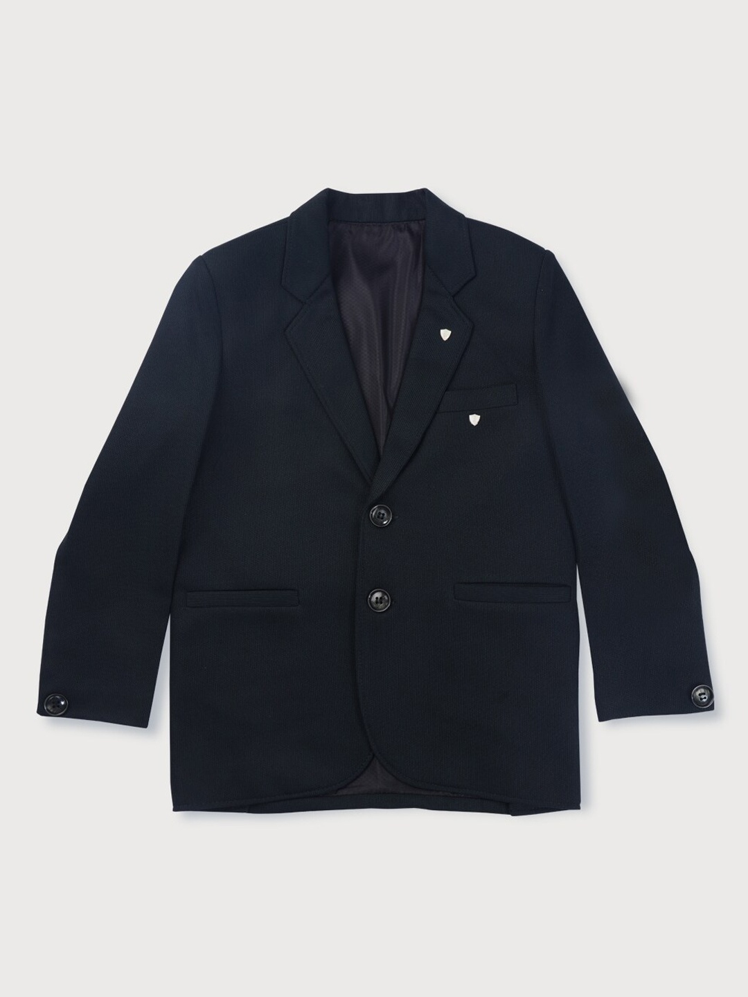 

Gini and Jony Boys Blue Solid Single Breasted Blazers, Green