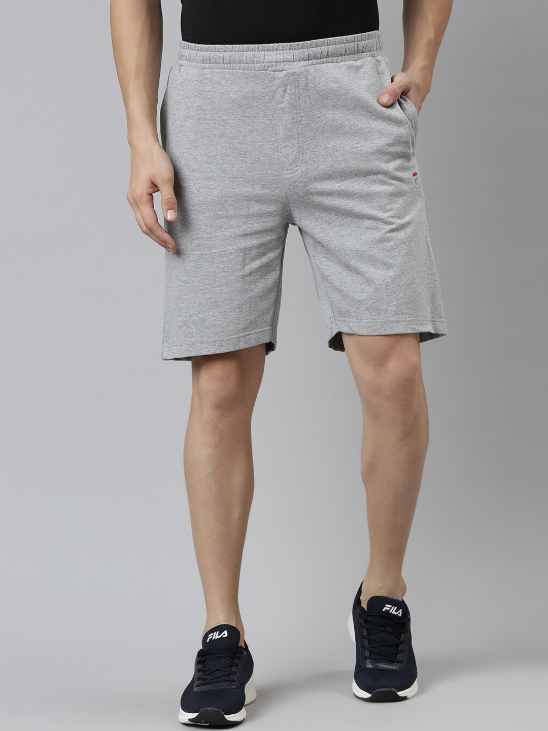 

FILA Men Grey Regular Shorts