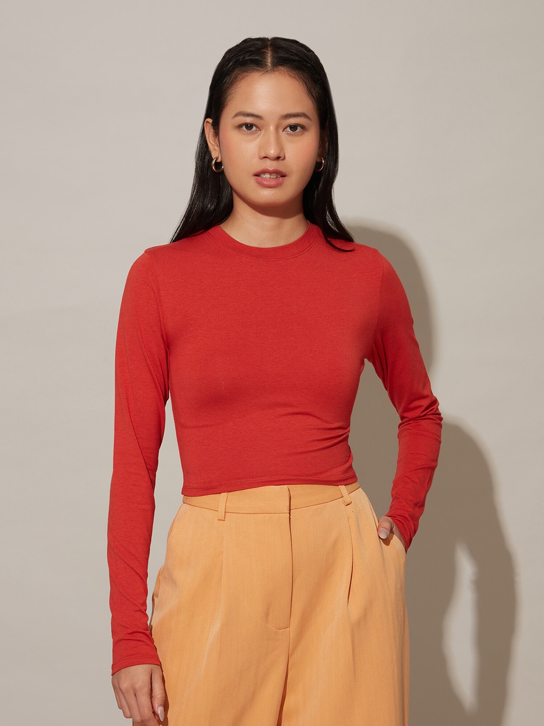 

20Dresses Slim Fit Cotton T-shirt, Rust