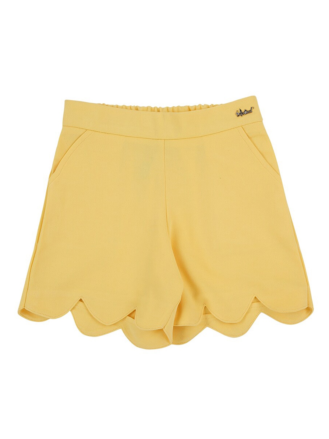 

Actuel Girls Yellow Cotton Shorts