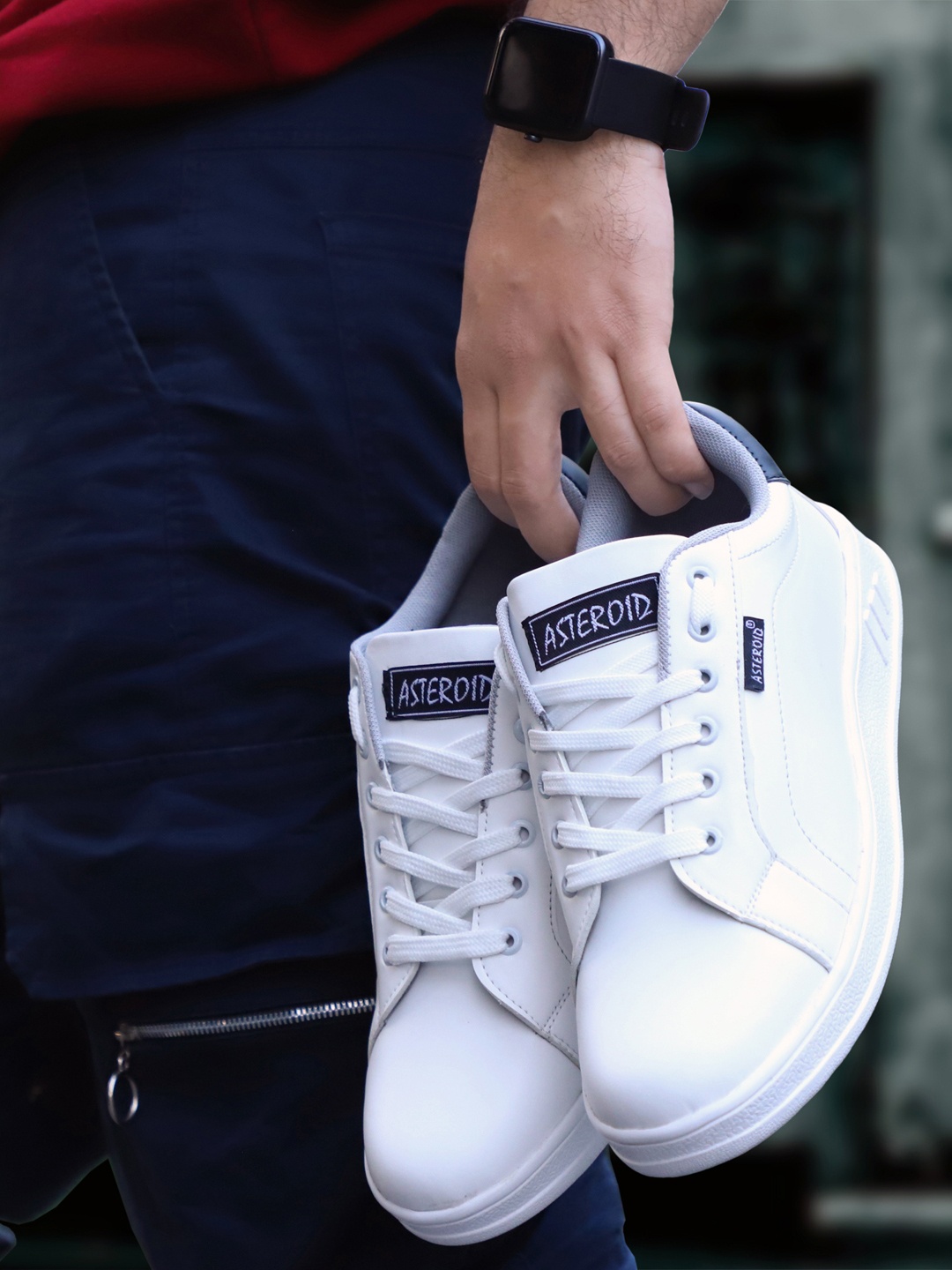 

ASTEROID Men White Casual Sneakers