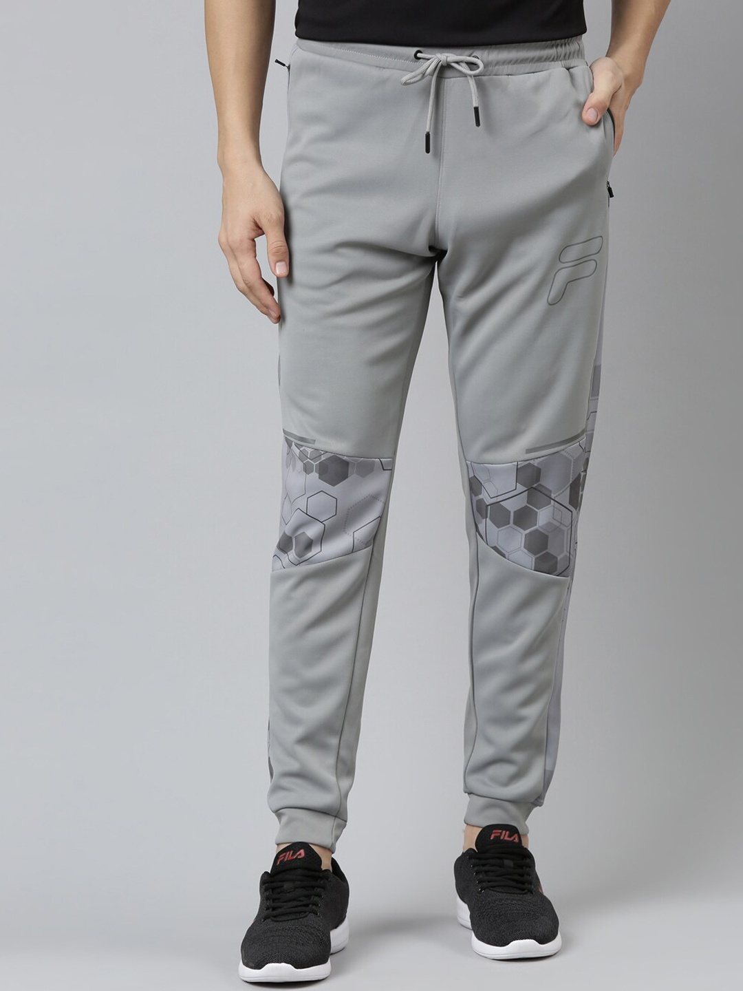 

FILA Men Grey Printed Joggers