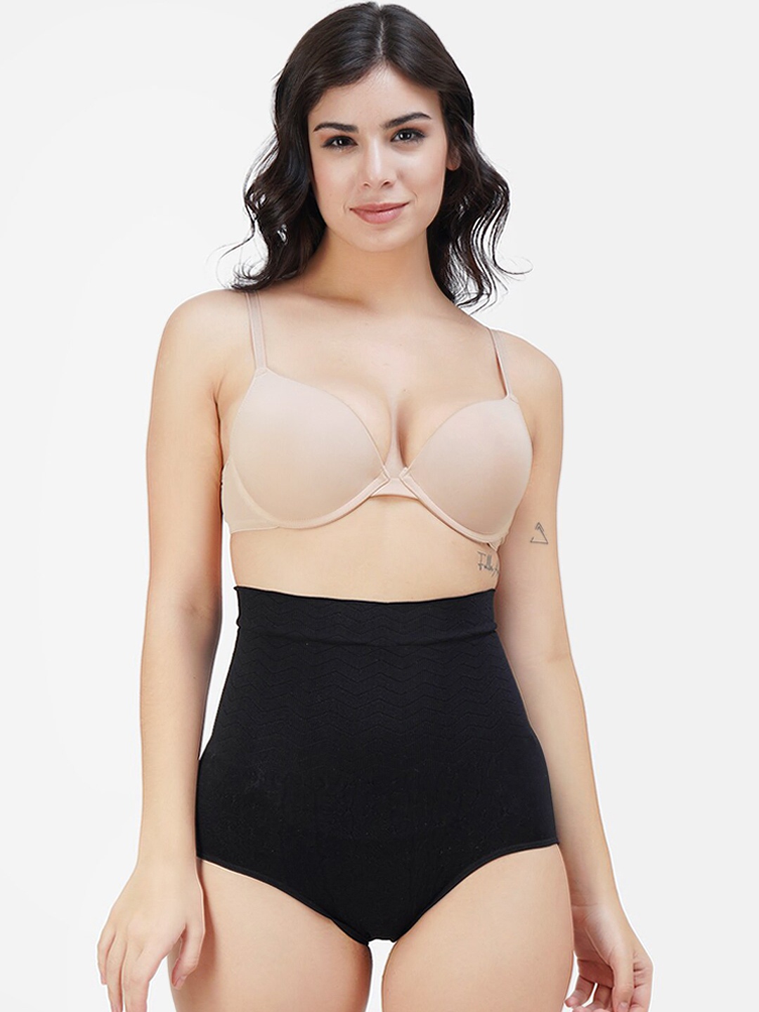 

Hill Islands Women Black Self-Design Hipster Briefs