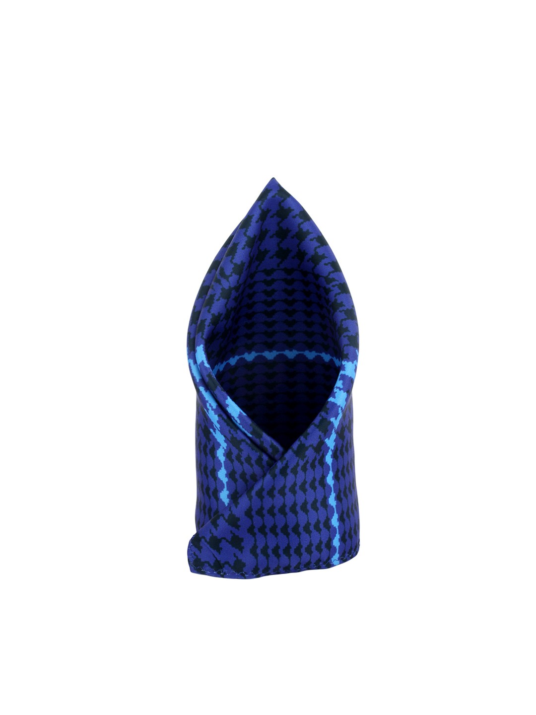 

Alvaro Castagnino Men Blue Printed Pocket Square