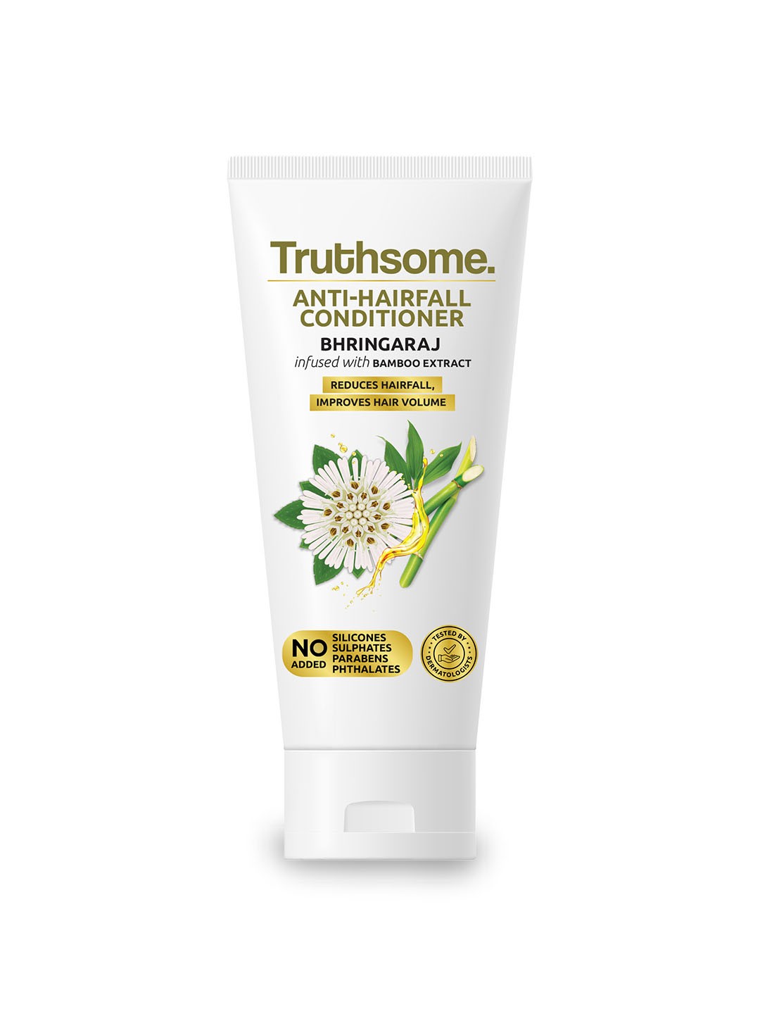 

Truthsome. Anti Hairfall Conditioner with Bhringraj & Bamboo Extract - 150 ml, White