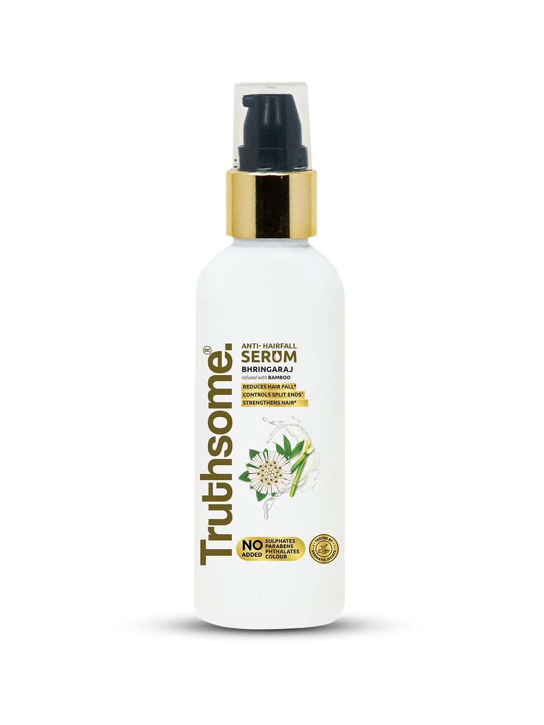 

Truthsome. Anti-Hairfall Bhringraj Serum for Hair Growth & Hairfall Control - 100 ml, White