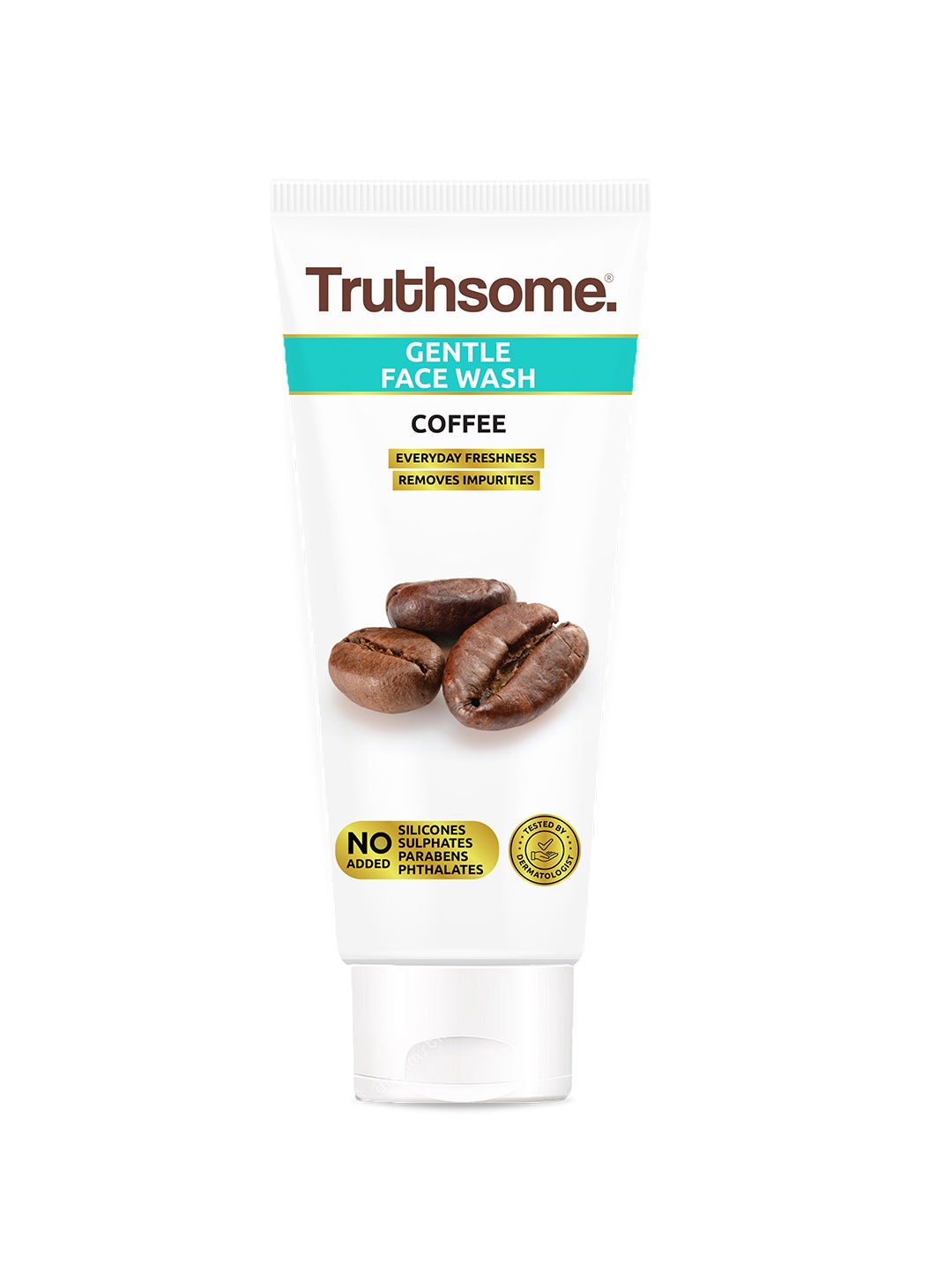

Truthsome. Gentle Face Wash with Coffee to Remove Impurities - 100 ml, White