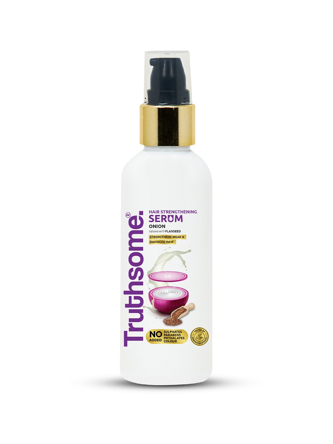 

Truthsome. Hair Strengthening Serum with Onion & Flaxseed - 100 ml, White
