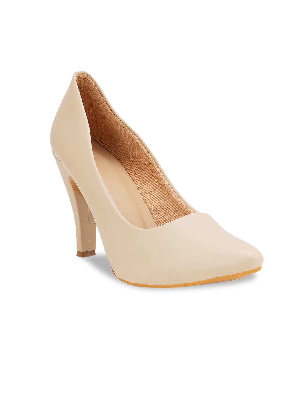 

VAYONAA Women Beige Solid Pumps