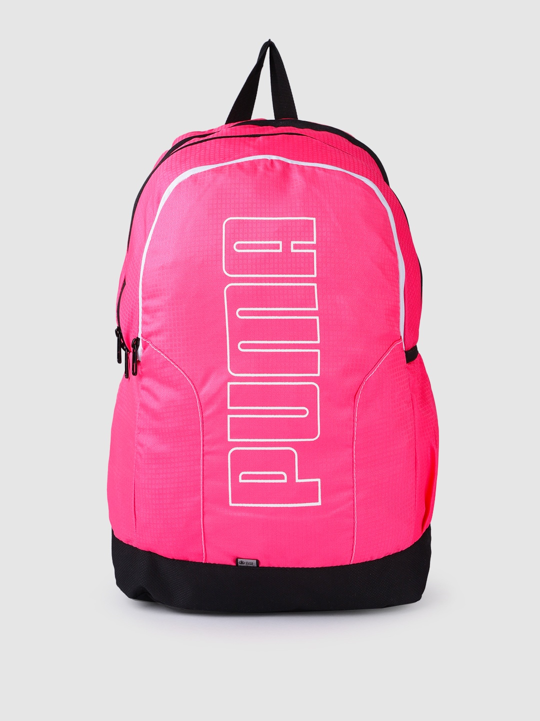 

Puma Unisex Typography Printed Dura Base Core Laptop Backpack, Pink