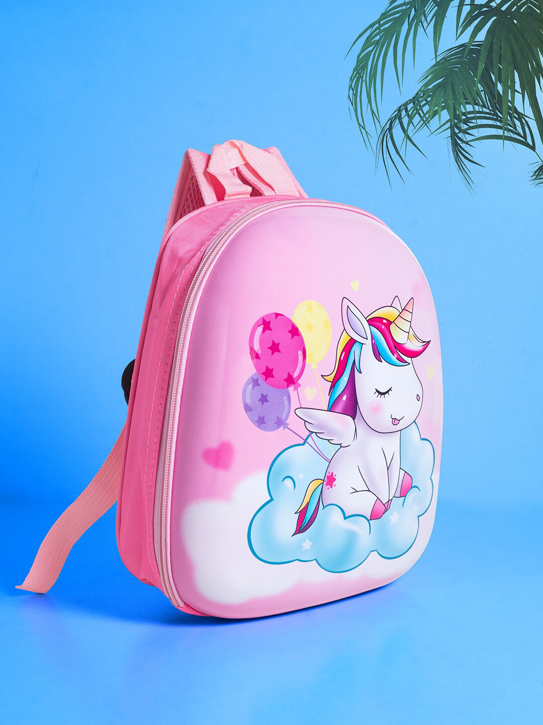 

Golden Peacock Girls Pink Graphic Backpack