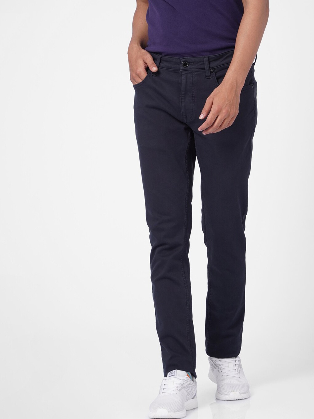 

Jack & Jones Men Trousers, Navy blue