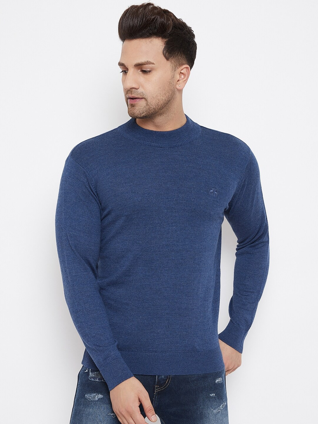 

98 Degree North Men Blue Pullover
