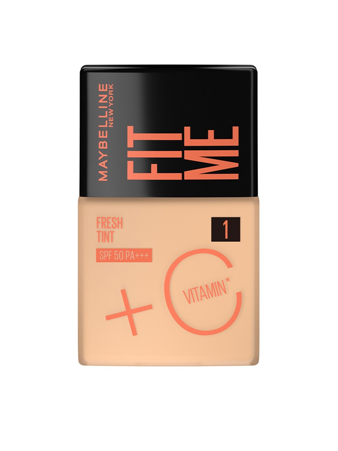 

Maybelline New York Fit Me Fresh Tint with SPF 50 & Vitamin C 30 ml - Shade 1, Nude