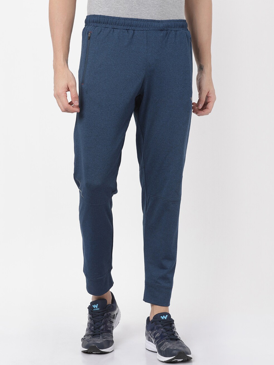 

Wildcraft Men Blue Solid Sports Track Pant