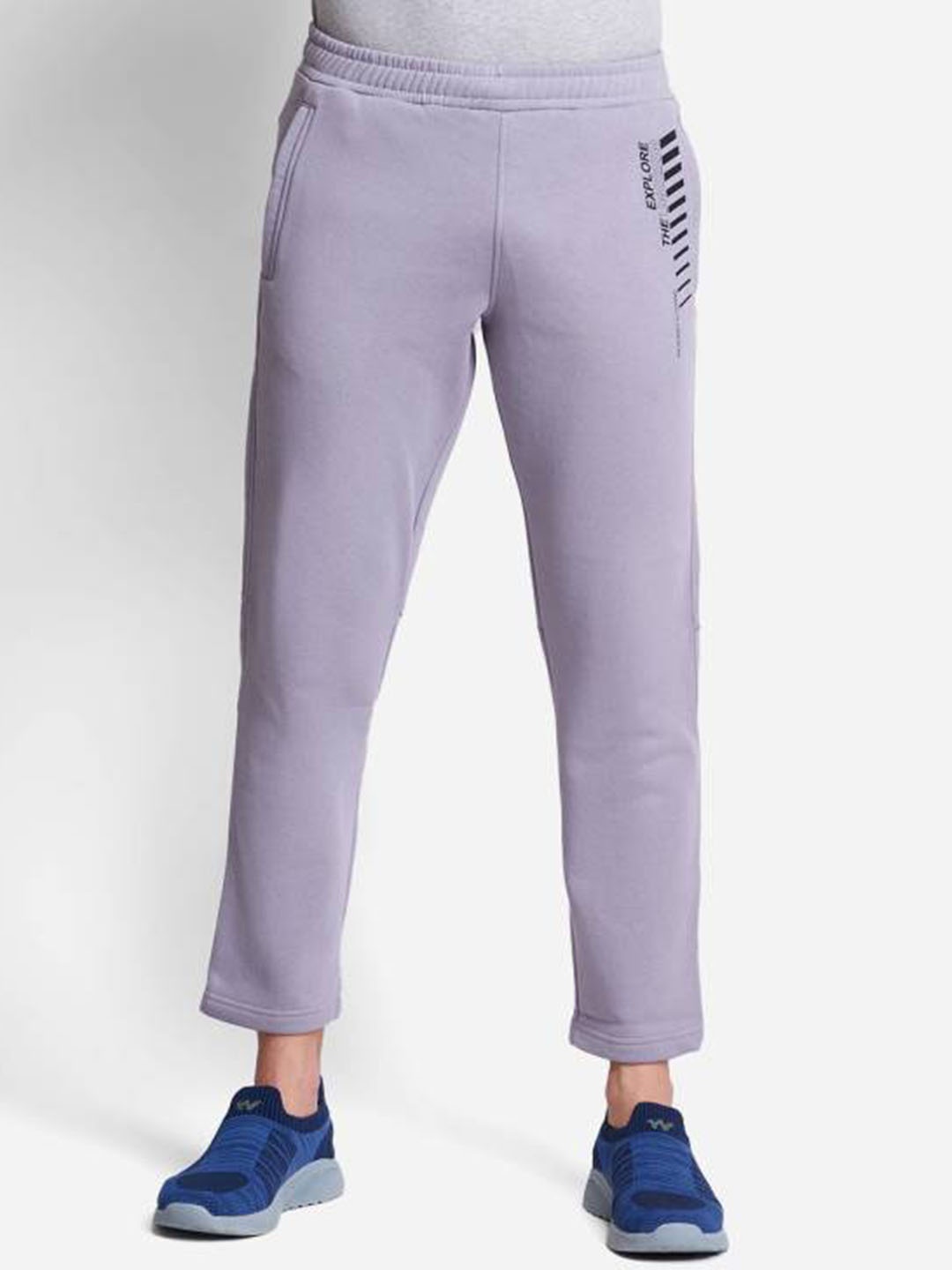

Wildcraft Men Grey Typography Printed Track Pant