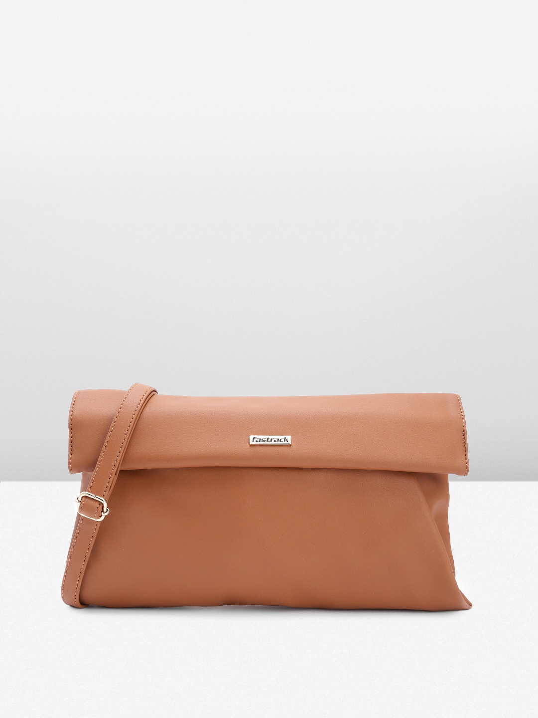 

Fastrack Structured Sling Bag, Tan