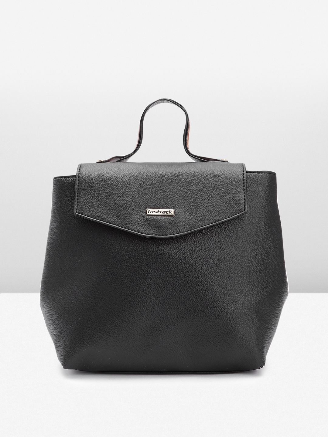 

Fastrack Women Textured Backpack, Black