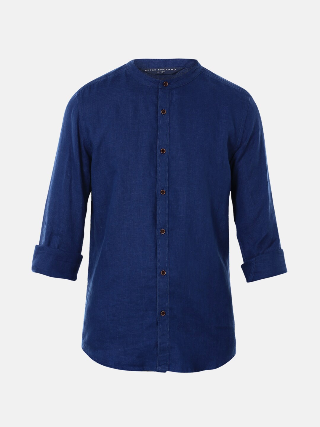

Peter England Boys Blue Slim Fit Cotton Casual Shirt