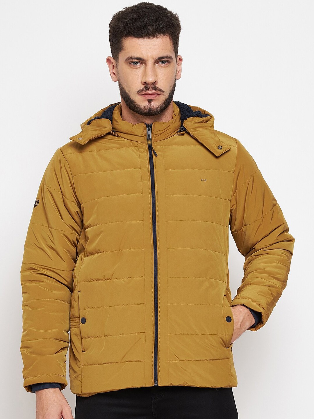 

Okane Men Mustard Lightweight Padded Jacket