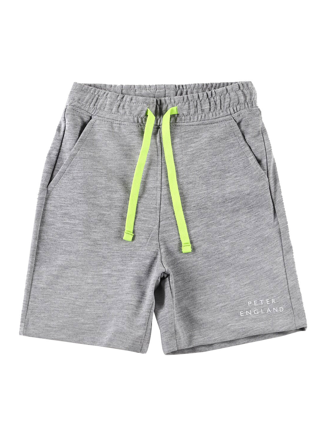 

Peter England Boys Grey Cotton Shorts