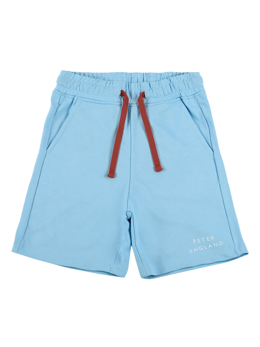 

Peter England Boys Blue Cotton Shorts