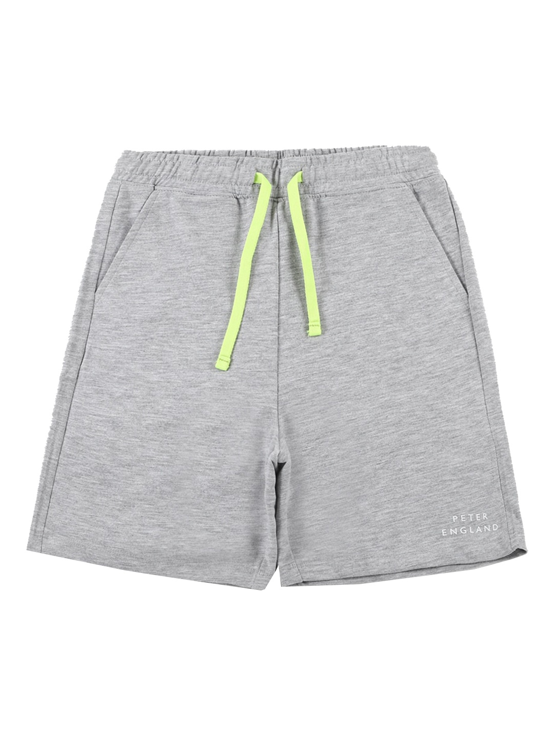 

Peter England Boys Grey Cotton Shorts