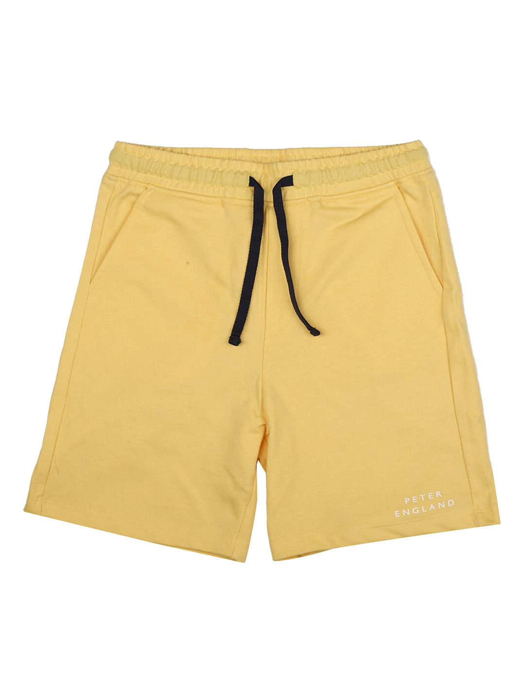 

Peter England Boys Mid-Rise Cotton Shorts, Yellow