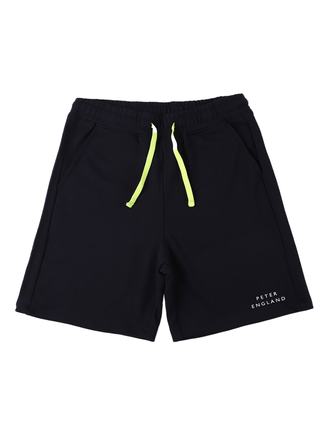 

Peter England Boys Black Cotton Shorts