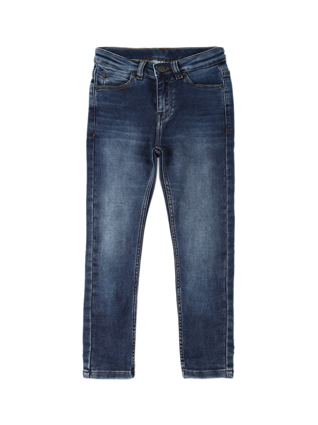 

Peter England Boys Navy Blue Skinny Fit Heavy Fade Jeans