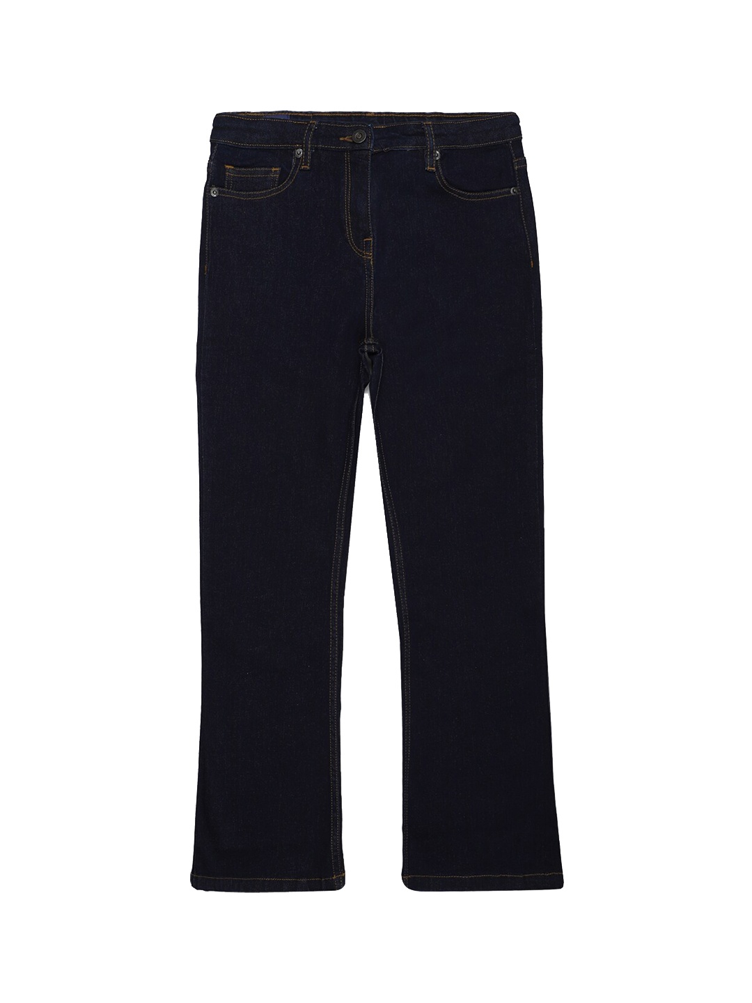 

Peter England Girls Regular Fit Mid-Rise Cotton Jeans, Navy blue