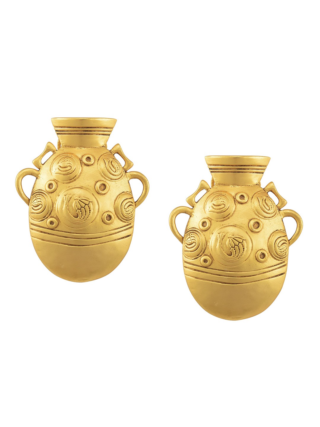 

Masaba Women Gold Plated Gold-Toned Contemporary Studs Earrings