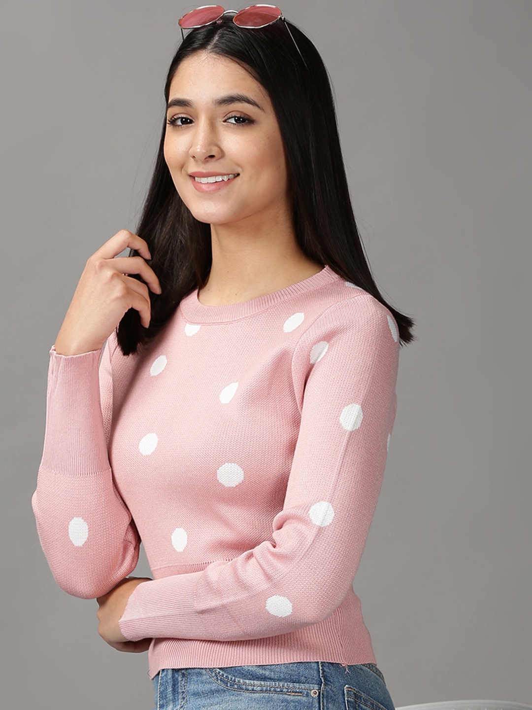 

SHOWOFF Women Pink Print Top