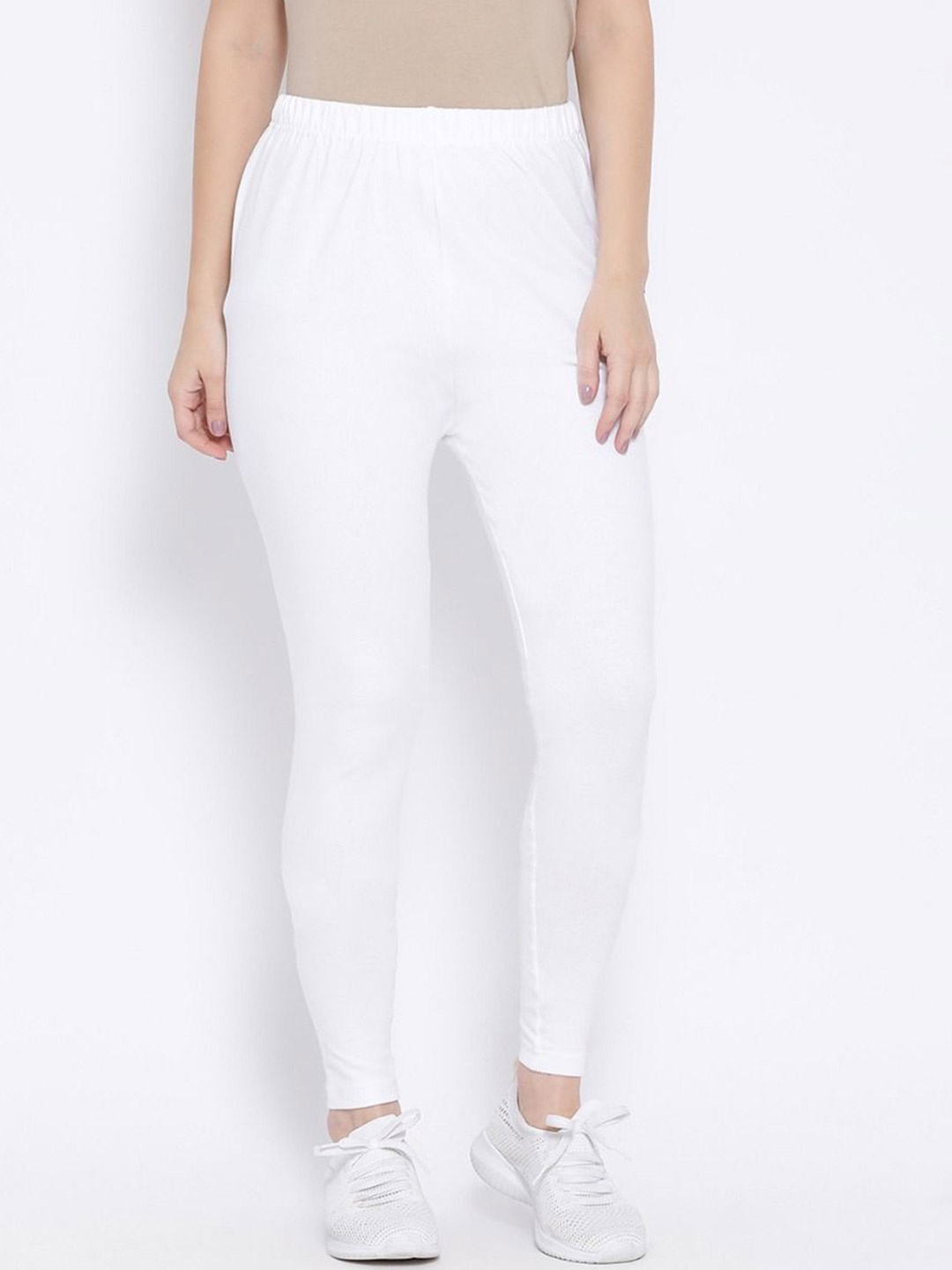 

KEX Women Ankle-Length Leggings, White