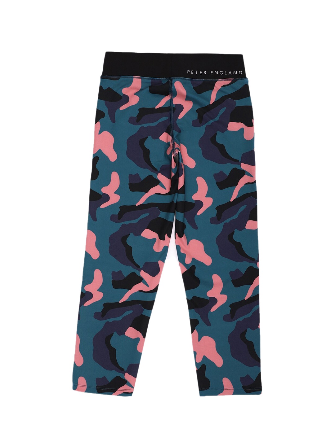 

Peter England Girls Blue & Pink Printed Ankle-Length Leggings