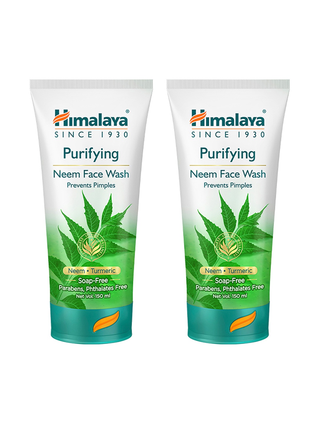 

Himalaya Set of 2 Purifying Neem Face Wash for Acne-Prone Skin - 150 ml Each, Green