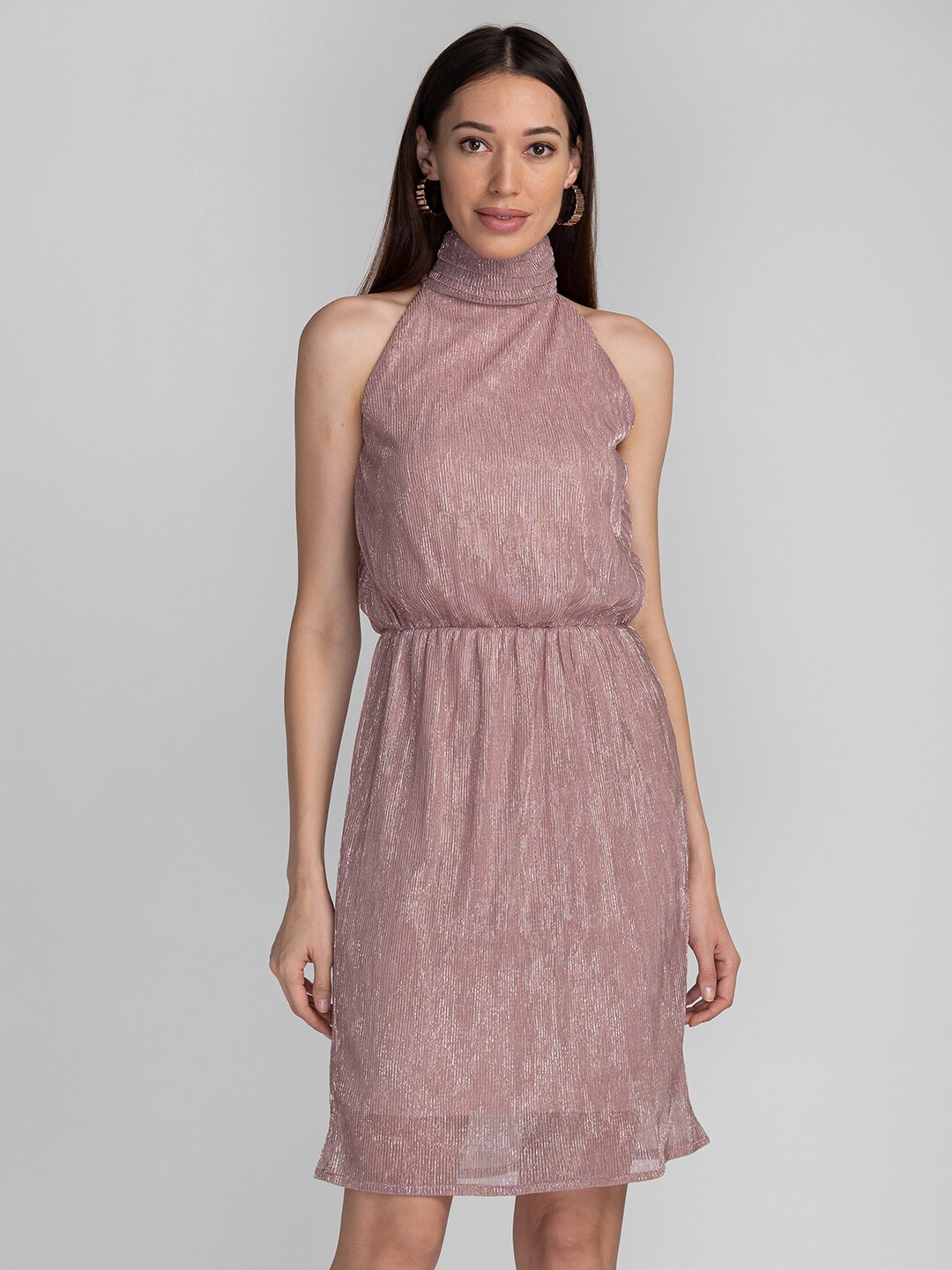 

Globus Women Pink Net Dress