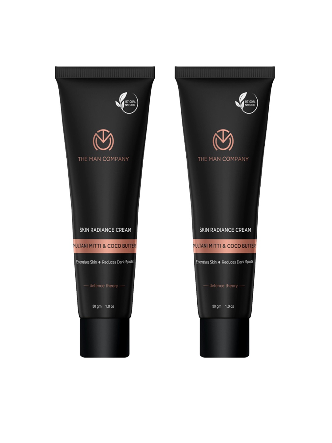 

THE MAN COMPANY Men Buy 1 Get 1 Free Skin Brightening Cream Multani Mitti & Coco Butter, White