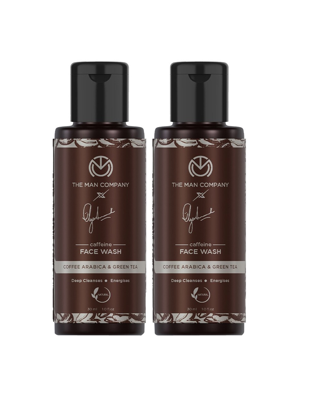 

THE MAN COMPANY Men Set Of 2 Caffeine Face Wash 30ml, White