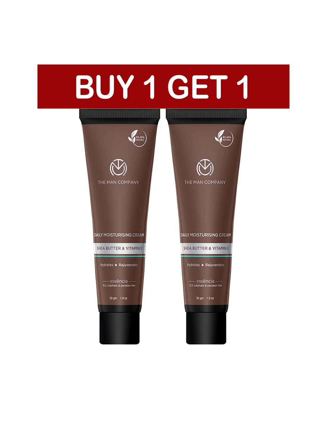 

THE MAN COMPANY Men Set Of 2 Daily Moisturising Cream With Shea Butter & Vitamin E 30gm, White