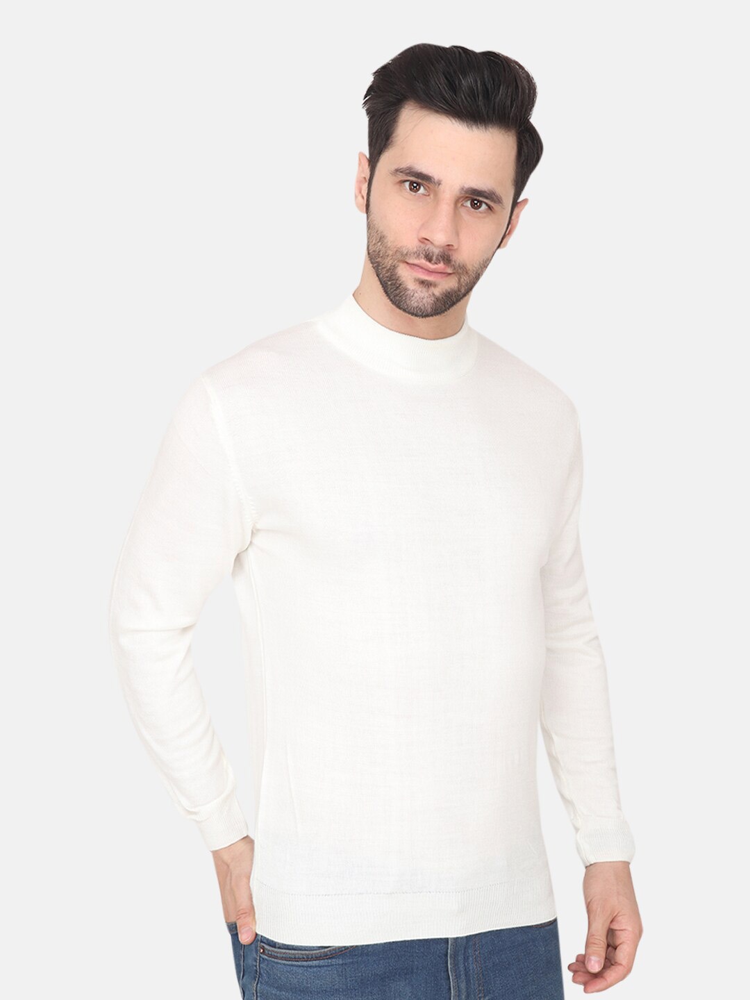 

Steele Men White Pullover