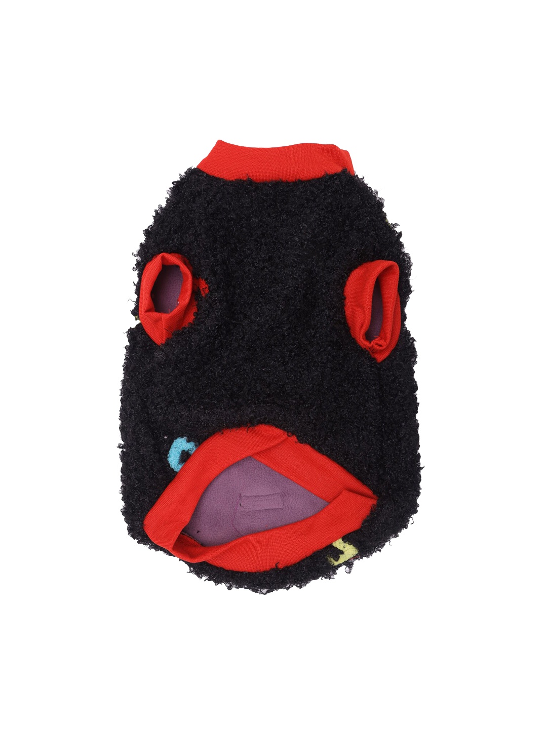 

Lulala Black & Red Woolen Dog Sweater