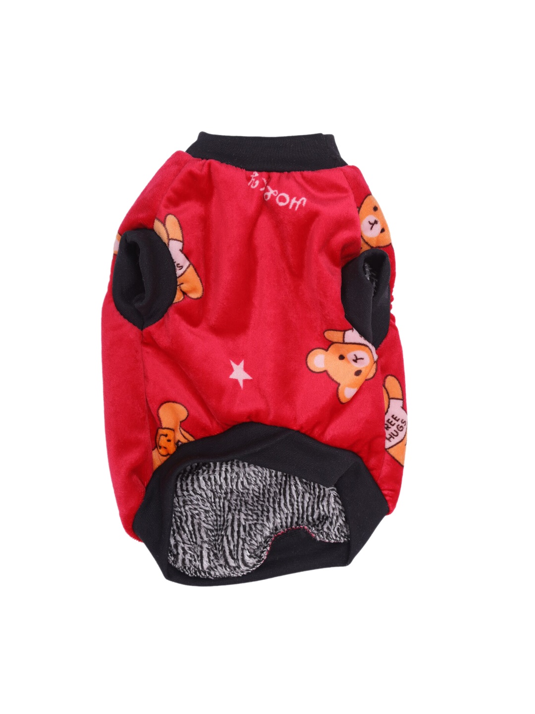 

Lulala Pink Printed Woolen Winter Wear Warm Dog Jacket