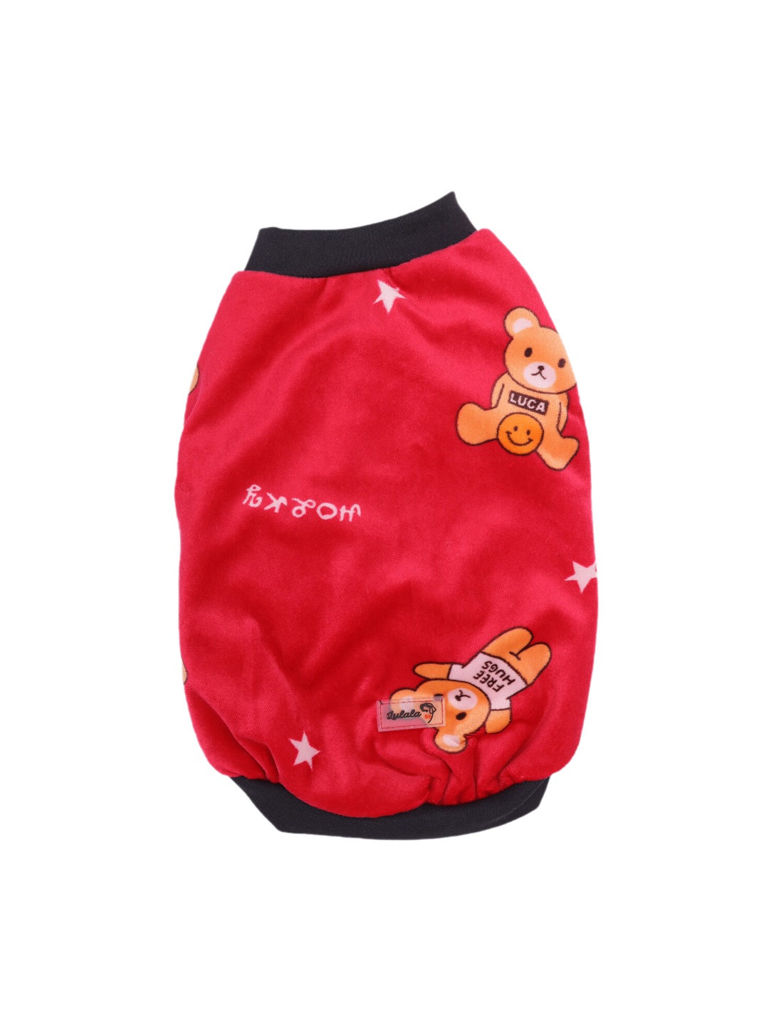 

Lulala Red Printed Dog Winter Jacket