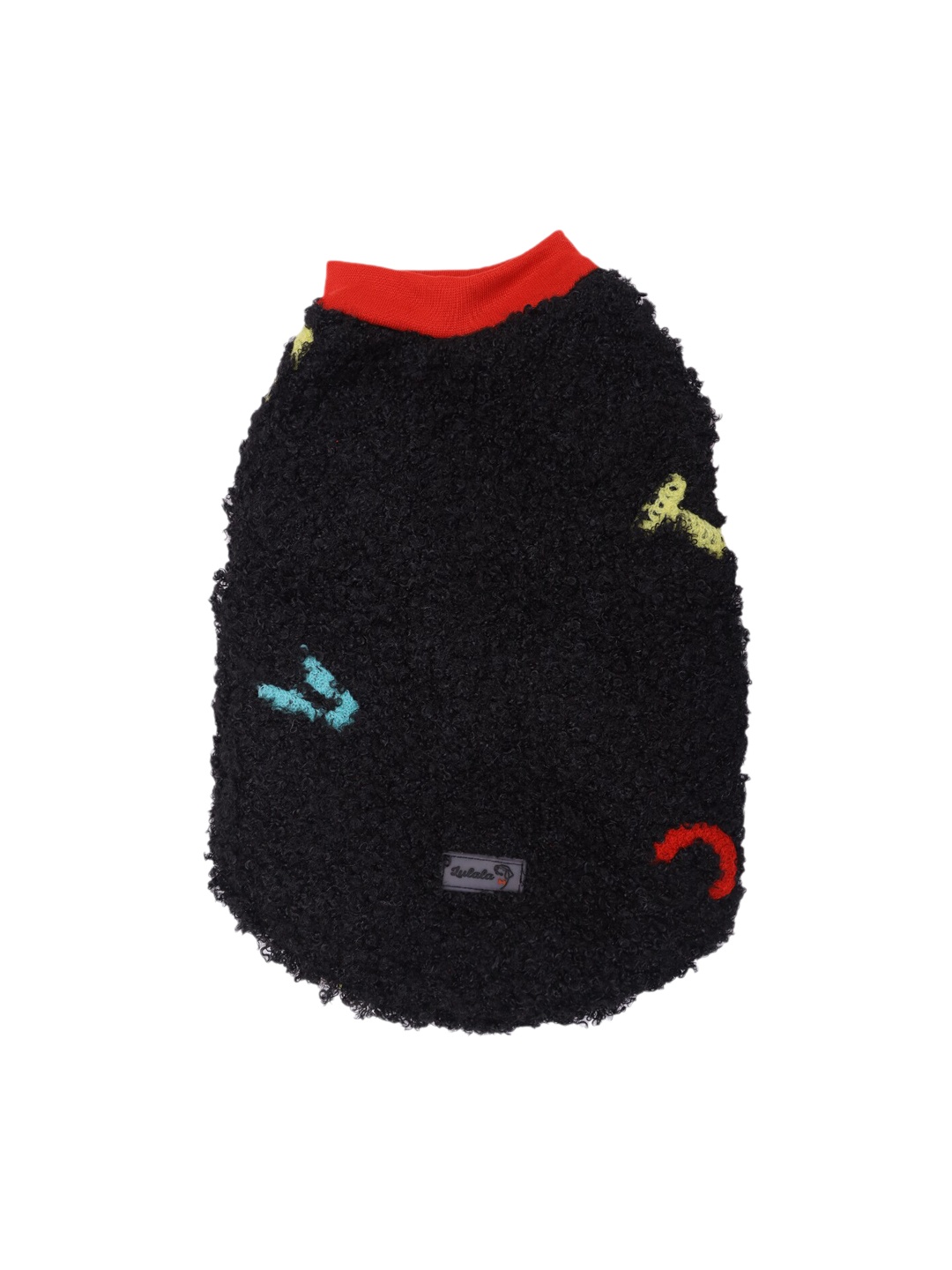 

Lulala Black Solid Wool Winters Dog Jackets