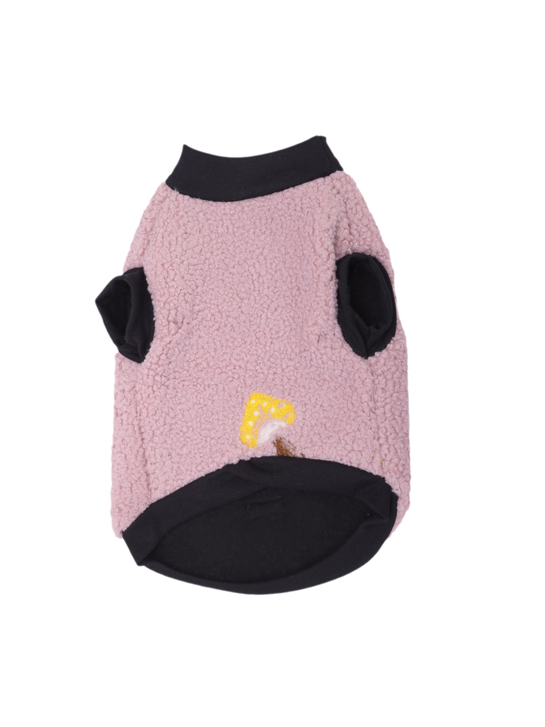 

Lulala Pink & Black Woolen Dog Sweater
